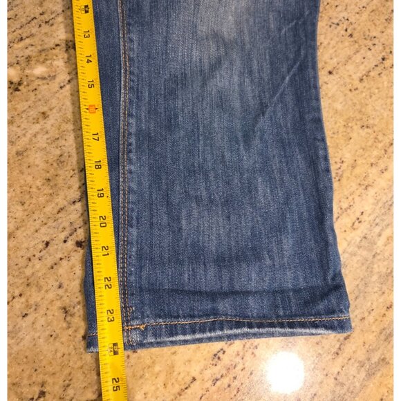 Lot of 2 New York & Co Boyfriend Low Rise Straight Leg Women sz 14 Jeans & Capri - Picture 15 of 16